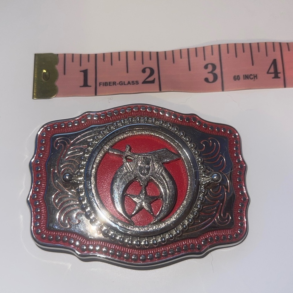 Vintage Masonic belt buckle